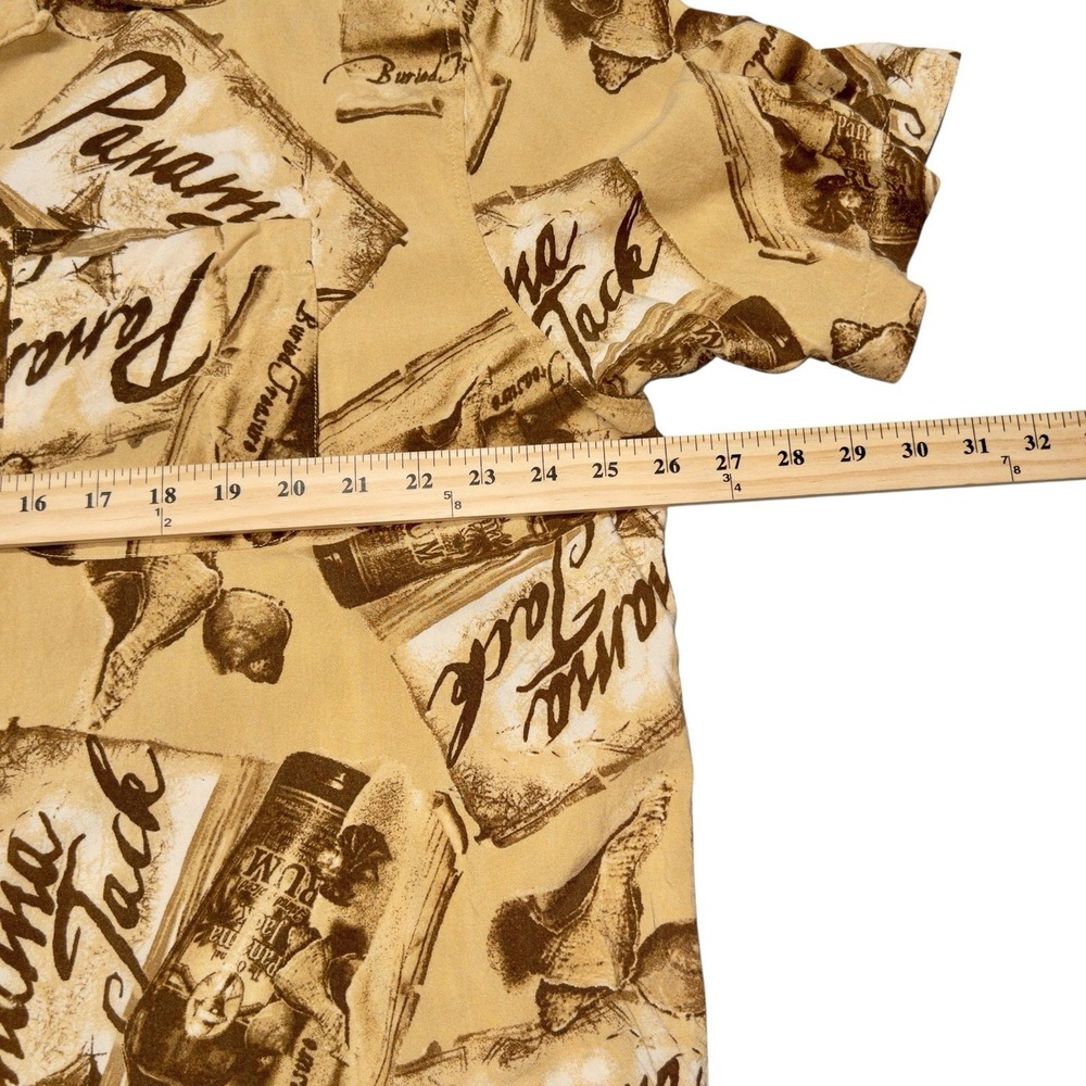 Panama Jack Rum 100% Rayon Hawaiian Shirt Mens XXL AOP Resortwear Beach Vacation - Picture 6 of 9